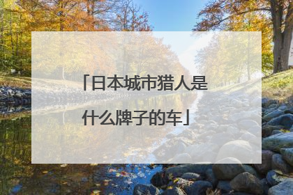 日本城市猎人是什么牌子的车