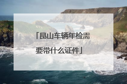 昆山车辆年检需要带什么证件