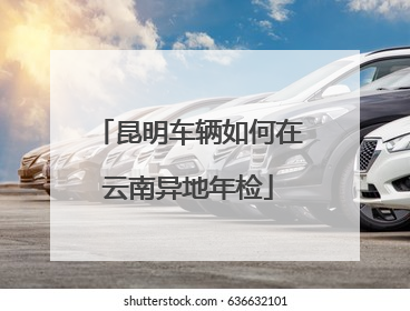 昆明车辆如何在云南异地年检