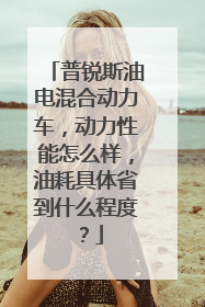 普锐斯油电混合动力车，动力性能怎么样，油耗具体省到什么程度？