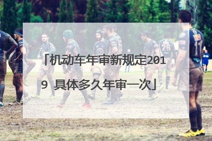 机动车年审新规定2019 具体多久年审一次