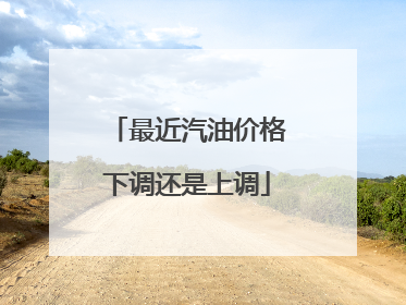 最近汽油价格下调还是上调