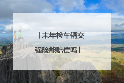 未年检车辆交强险能赔偿吗