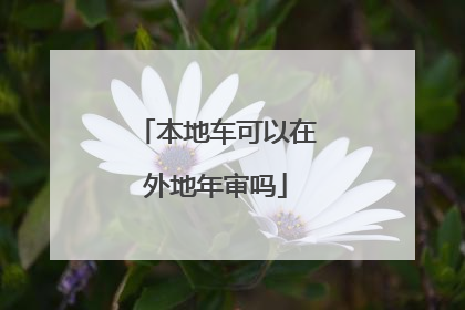 本地车可以在外地年审吗