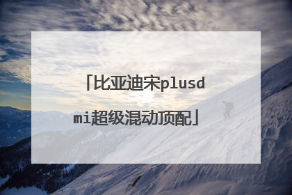 比亚迪宋plusdmi超级混动顶配