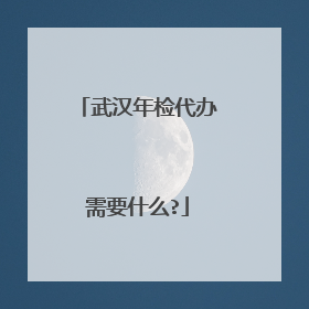 武汉年检代办需要什么?