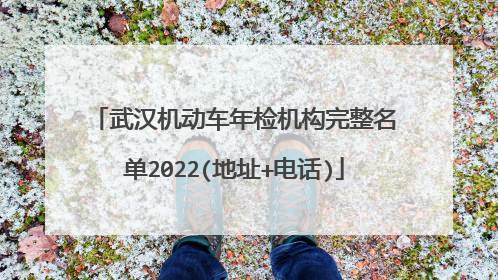 武汉机动车年检机构完整名单2022(地址+电话)