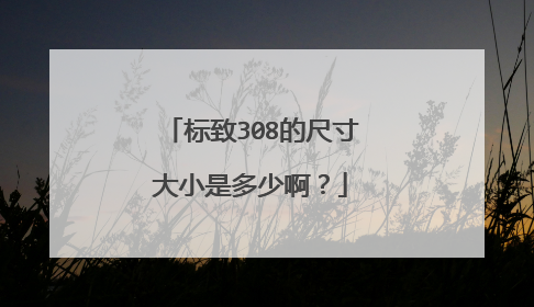 标致308的尺寸大小是多少啊？