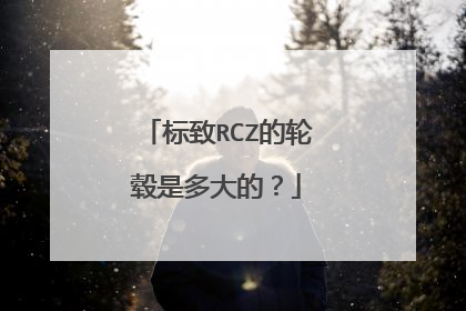 标致RCZ的轮毂是多大的？
