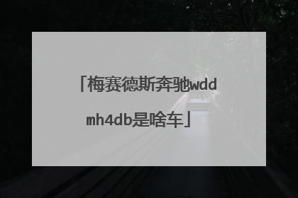 梅赛德斯奔驰wddmh4db是啥车