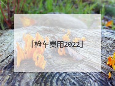 检车费用2022