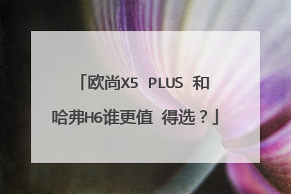 欧尚X5 PLUS 和哈弗H6谁更值 得选？
