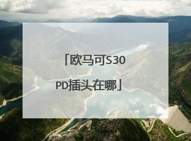 欧马可S3OPD插头在哪