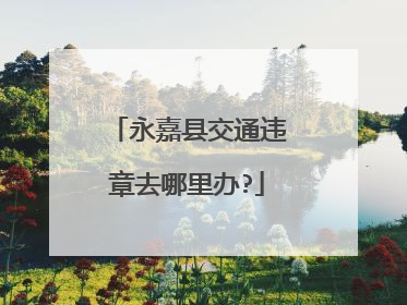 永嘉县交通违章去哪里办?