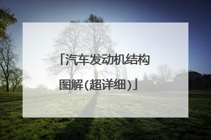 汽车发动机结构图解(超详细)
