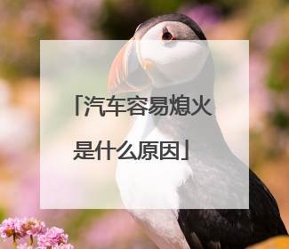 汽车容易熄火是什么原因