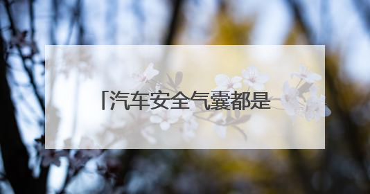 汽车安全气囊都是由什么组成的呢？