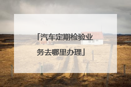 汽车定期检验业务去哪里办理
