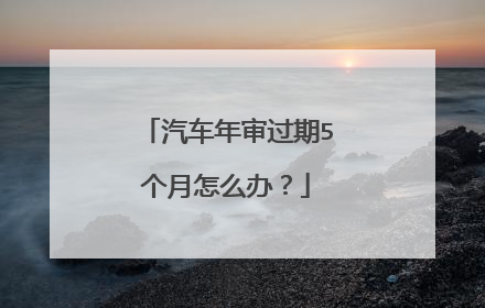 汽车年审过期5个月怎么办？