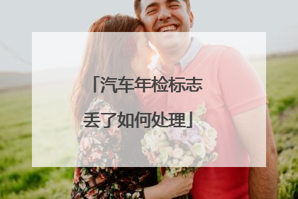 汽车年检标志丢了如何处理