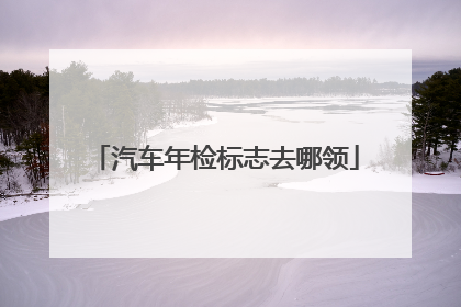 汽车年检标志去哪领