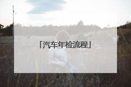汽车年检流程