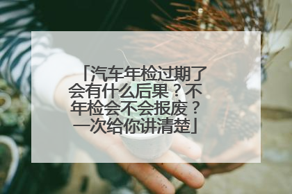 汽车年检过期了会有什么后果？不年检会不会报废？一次给你讲清楚