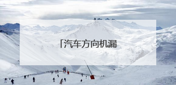 汽车方向机漏油怎么办？