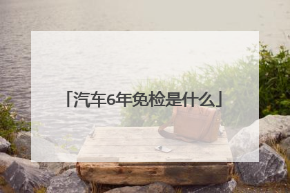 汽车6年免检是什么
