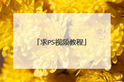 求PS视频教程