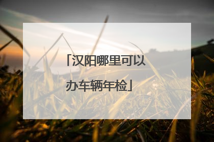 汉阳哪里可以办车辆年检