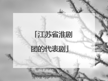 江苏省淮剧团的代表剧