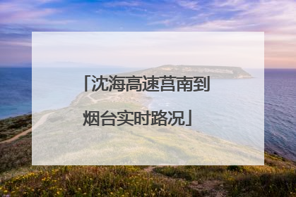 沈海高速莒南到烟台实时路况