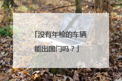 没有年检的车辆能出国门吗？