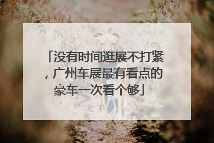 没有时间逛展不打紧，广州车展最有看点的豪车一次看个够