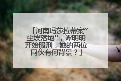 河南玛莎拉蒂案“尘埃落地”，谭明明开始服刑，她的两位同伙有何背景？