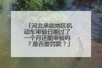 河北承德地区机动车审验日期过了一个月还能审验吗？是否要罚款？