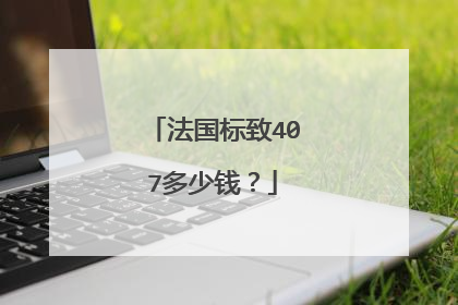 法国标致407多少钱？