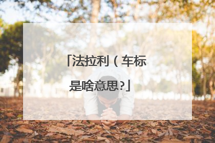 法拉利（车标是啥意思?