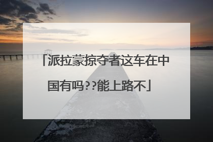 派拉蒙掠夺者这车在中国有吗??能上路不