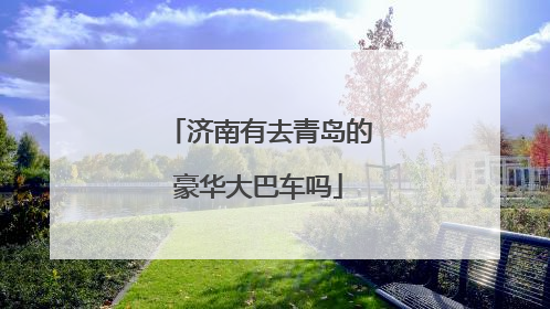 济南有去青岛的豪华大巴车吗