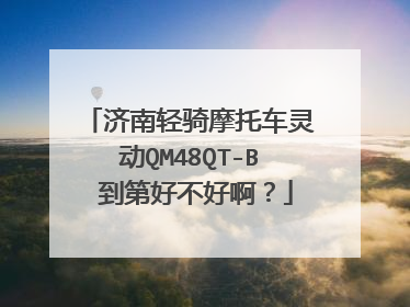 济南轻骑摩托车灵动QM48QT-B 到第好不好啊？