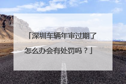 深圳车辆年审过期了怎么办会有处罚吗？