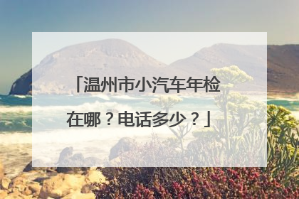 温州市小汽车年检在哪？电话多少？