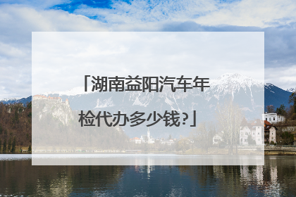 湖南益阳汽车年检代办多少钱?