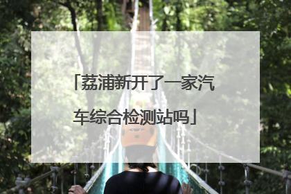 荔浦新开了一家汽车综合检测站吗