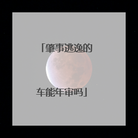 肇事逃逸的车能年审吗