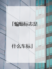 蝙蝠标志是什么车标