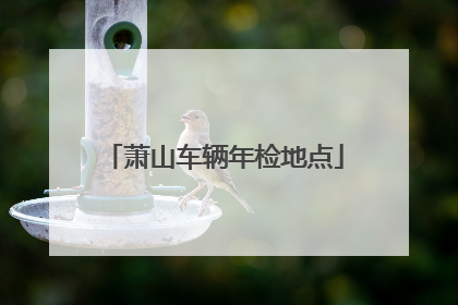 萧山车辆年检地点