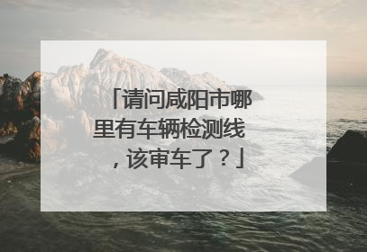 请问咸阳市哪里有车辆检测线，该审车了？